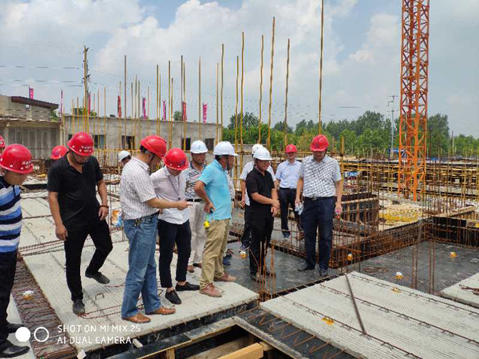 漯河市住建委领导一行考察天成家园装配式住宅项目