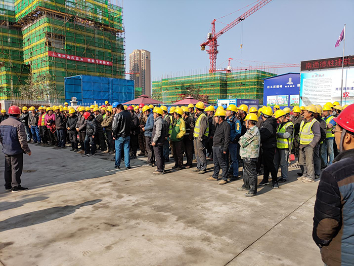 书香水岸项目部着力构建安全生产双重预防机制
