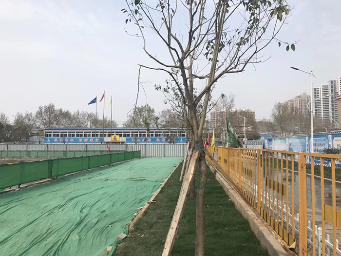漯河市郾城区文明扬尘治理观摩会在我公司昌建誉峰项目召开